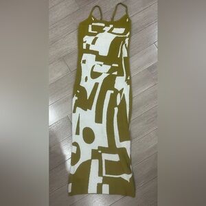 knit ankle length dress